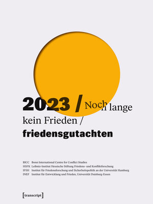 cover image of Friedensgutachten 2023